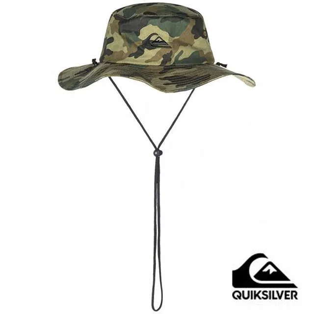 QUIKSILVER - BUSHMASTER PLUS 男款 男裝 戶外運動帽 黑色 漁夫帽 防曬帽 休閒帽 歷史價格詳細信息
