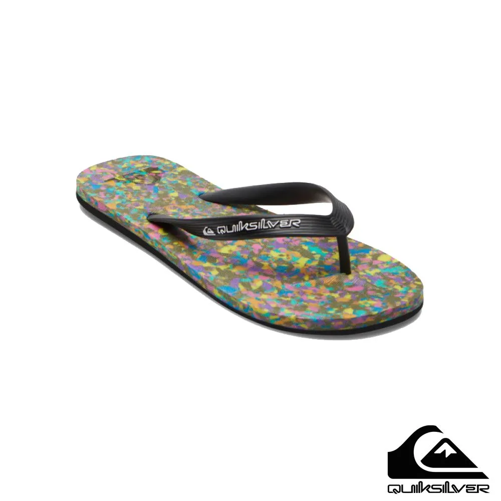 QUIKSILVER - MOLOKAI ECLIPSED DELUXE 男款 夾腳拖 黑灰 歷史價格詳細信息