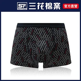 【Sun Flower三花】彈性時尚男平口褲.男四角褲.男內褲_SF經典藍 歷史價格詳細信息
