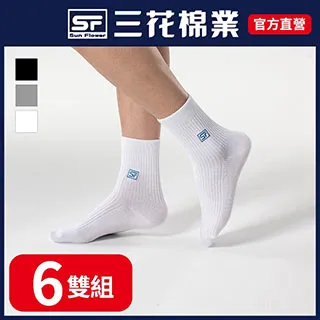 三花1/2休閒襪.襪子(6雙組) 歷史價格詳細信息