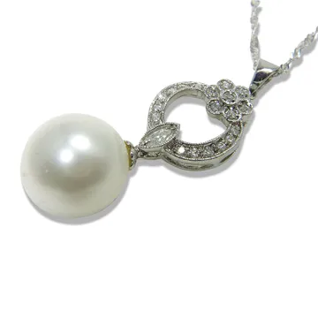 【小樂珠寶】3AAA頂級7-7.5mm天然珍珠項鍊＊最頂級超值款 歷史價格詳細信息