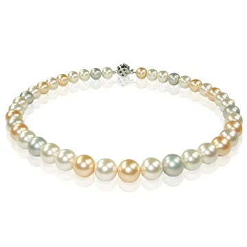 【小樂珠寶】漂亮頂級6-6.5mm天然珍珠項鍊＊白色 歷史價格詳細信息