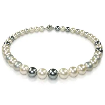 【小樂珠寶】南洋深海貝珍珠項鍊＊深三色 歷史價格詳細信息