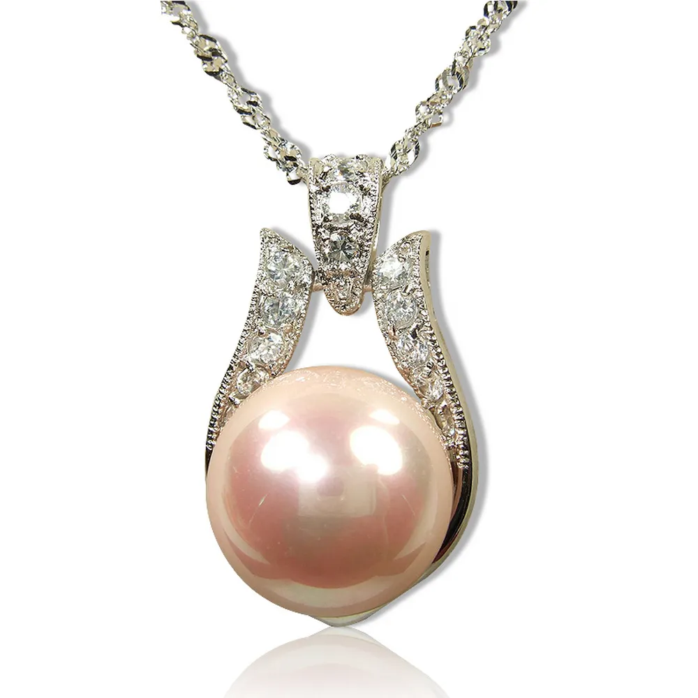 【小樂珠寶】頂級超大14.2mm南洋珠鑽墬＊印象款 歷史價格詳細信息