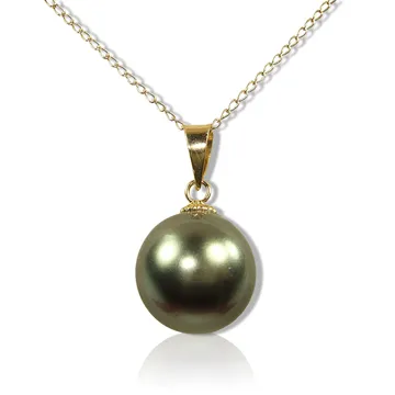 【小樂珠寶】14K金南洋深海貝珍珠墬子＊ 超大顆黑珠 歷史價格詳細信息