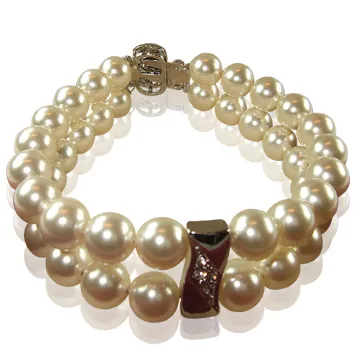 【小樂珠寶】漂亮頂級6-6.5mm天然珍珠項鍊＊白色 歷史價格詳細信息