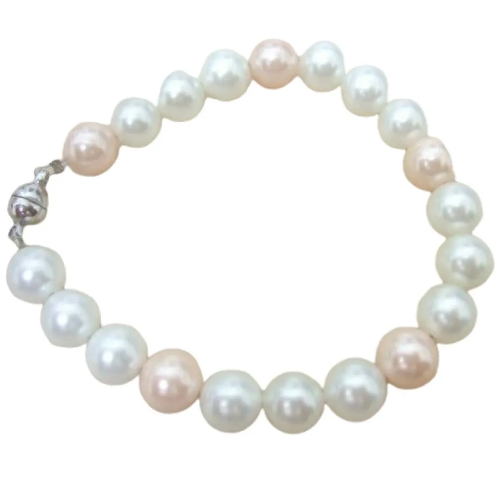 【小樂珠寶】漂亮頂級6-6.5mm天然珍珠項鍊＊白色 歷史價格詳細信息