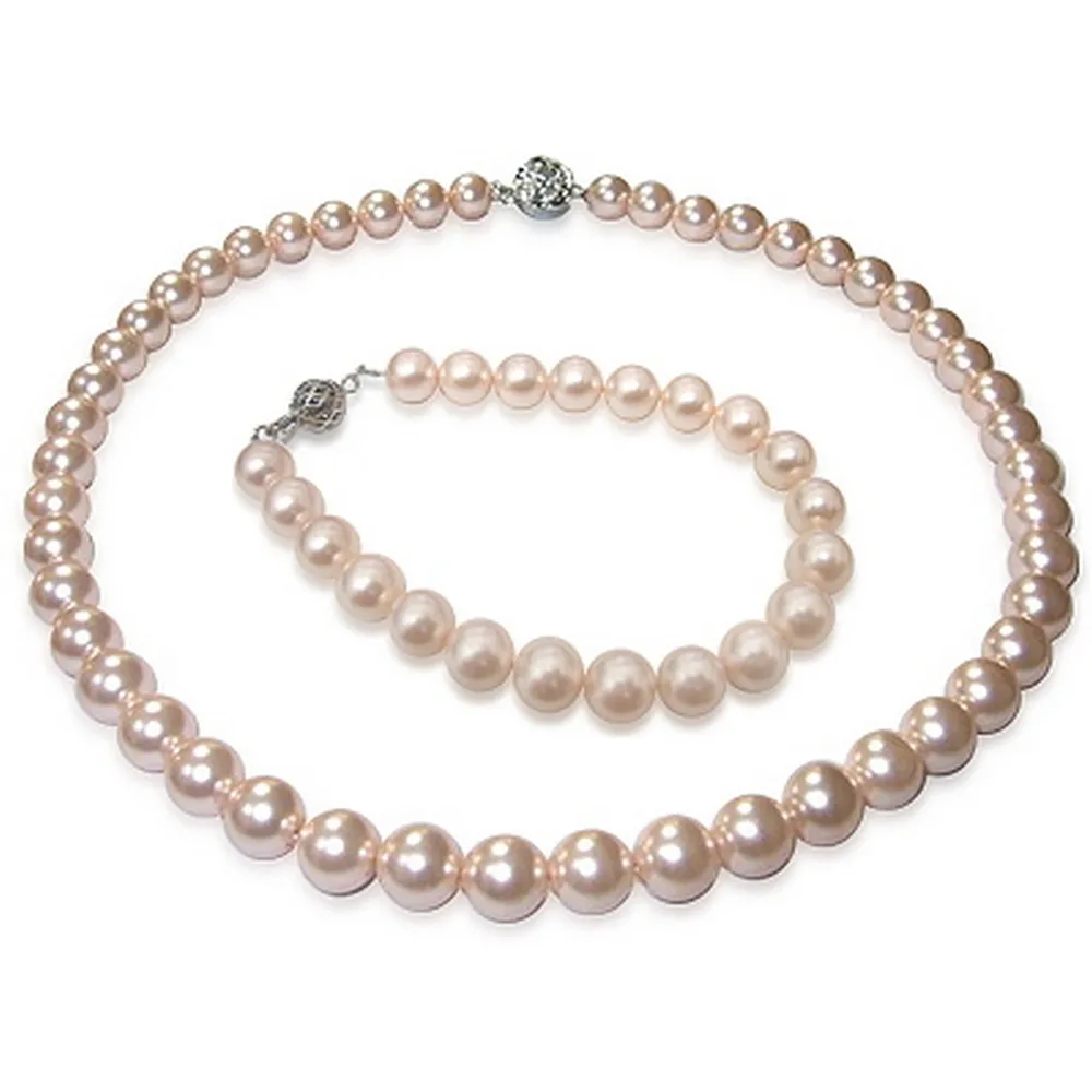 【小樂珠寶】南洋深海貝珍珠套組＊10mm白色 歷史價格詳細信息