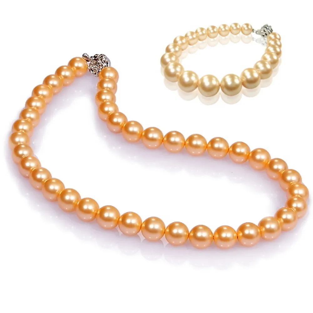 【小樂珠寶】南洋深海貝珍珠套組＊10mm白色 歷史價格詳細信息