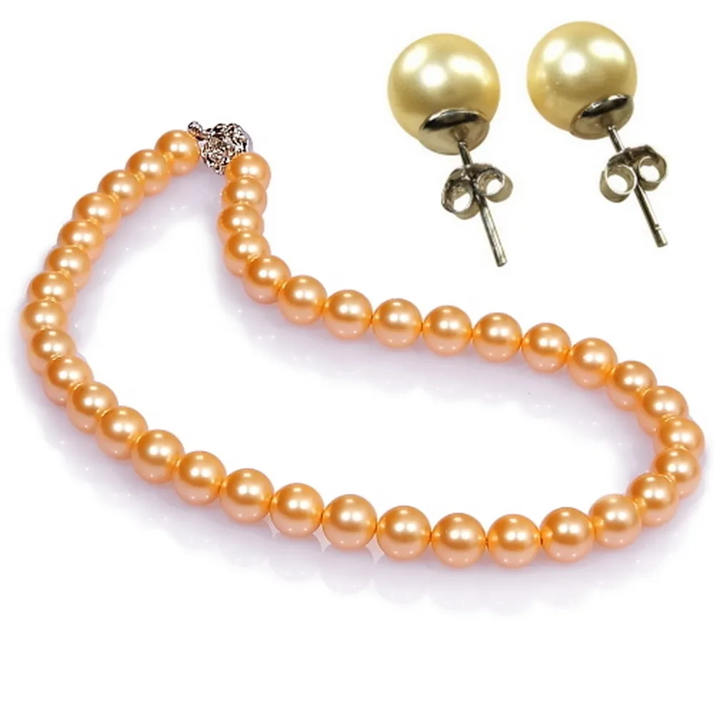 【小樂珠寶】南洋深海貝珍珠套組＊10mm白色 歷史價格詳細信息