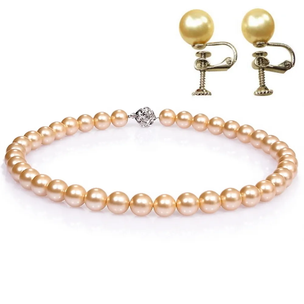 【小樂珠寶】南洋深海貝珍珠套組＊10mm白色 歷史價格詳細信息