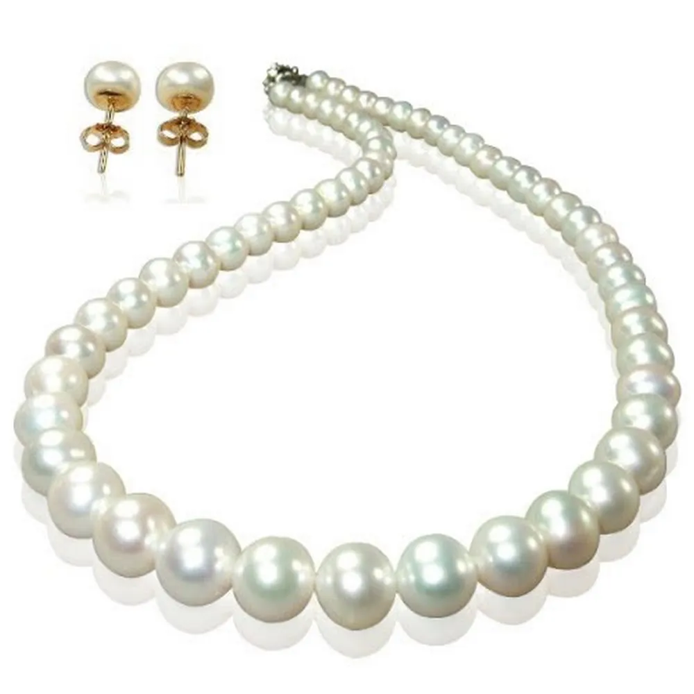 【小樂珠寶】南洋深海貝珍珠套組＊10mm白色 歷史價格詳細信息