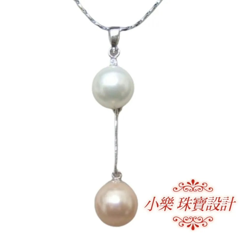 【小樂珠寶】7mm天然珍珠項鍊＊粉色秀氣款 歷史價格詳細信息