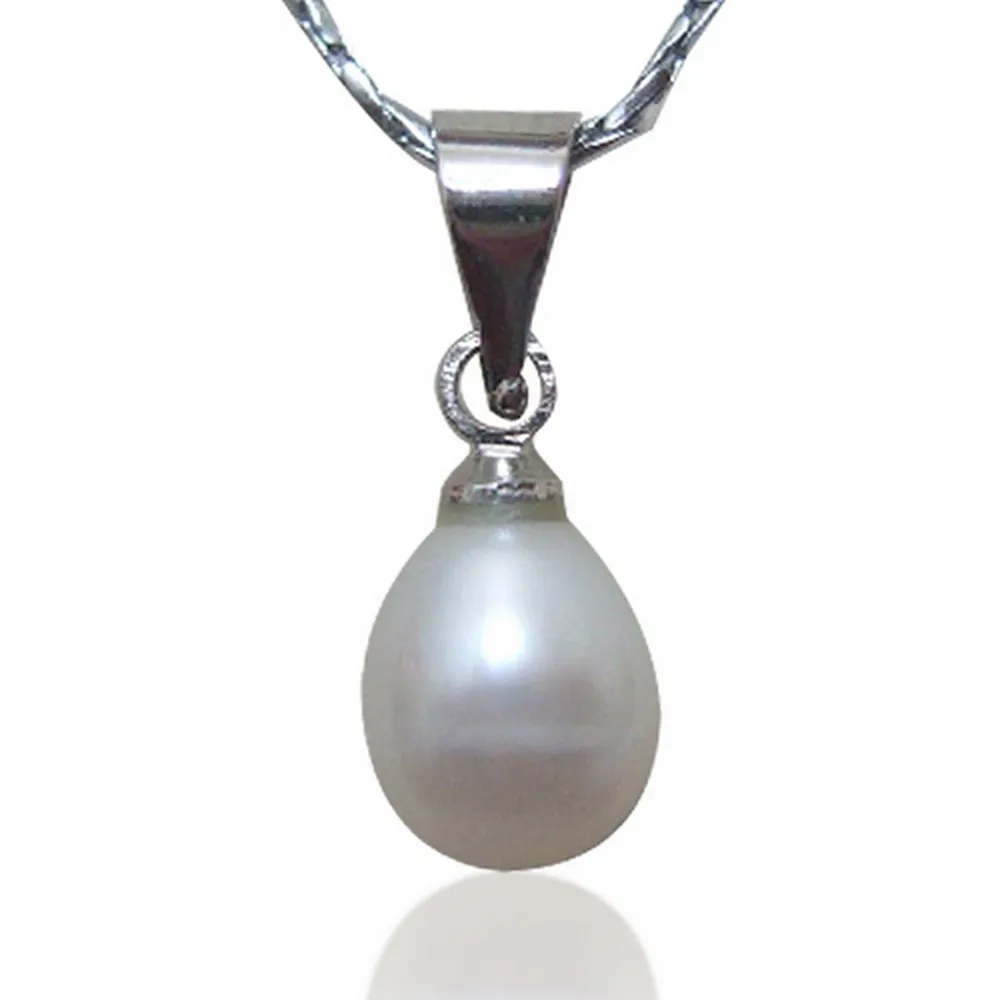 【小樂珠寶】7mm天然珍珠項鍊＊粉色秀氣款 歷史價格詳細信息