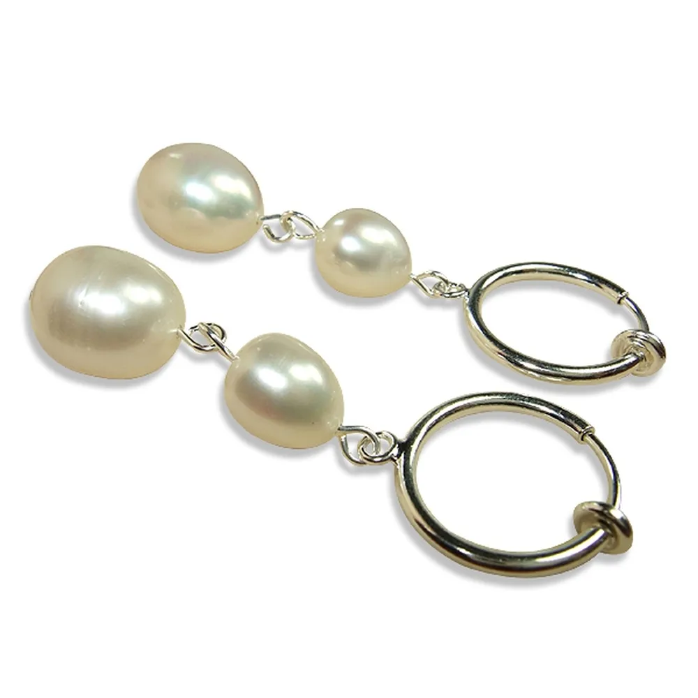 【小樂珠寶】頂級天然珍珠耳環＊華麗耳針款 歷史價格詳細信息