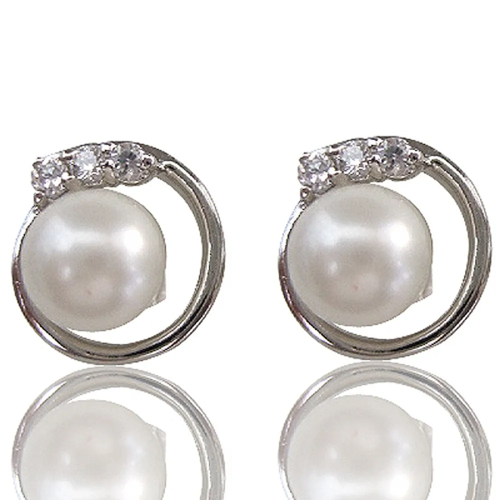 【小樂珠寶】頂級天然珍珠耳環＊華麗耳針款 歷史價格詳細信息