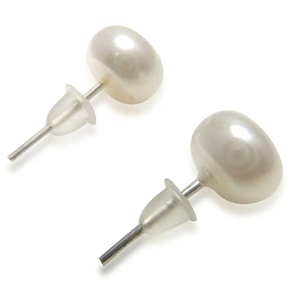 【小樂珠寶】頂級天然珍珠耳環＊華麗耳針款 歷史價格詳細信息