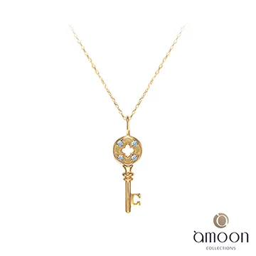 amoon 戀戀東京系列 飛揚 10K金鑽石墜子 送18K金純銀項鍊-白K金 歷史價格詳細信息