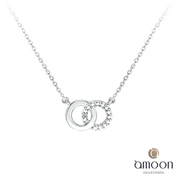 amoon 永恆回憶系列 芳情 鉑金鑽石項鍊 歷史價格詳細信息