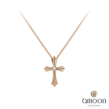 amoon 戀戀東京系列 飛揚 10K金鑽石墜子 送18K金純銀項鍊-白K金 歷史價格詳細信息