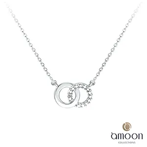 amoon 永恆回憶系列 芳情 鉑金鑽石項鍊 歷史價格詳細信息