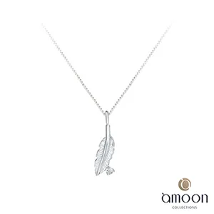 amoon 戀戀東京系列 飛揚 10K金鑽石墜子 送18K金純銀項鍊-白K金 歷史價格詳細信息