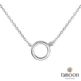 amoon K金真鑽系列 盎然 K金鑽石墜子 送項鍊 歷史價格詳細信息