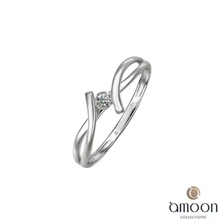 amoon 浪漫艾菲爾系列 金枝玉葉 9K金鑽石項鍊 歷史價格詳細信息