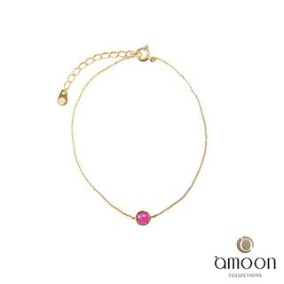 amoon 璀璨彩寶系列 迷戀 10K金紅寶石項鍊 歷史價格詳細信息