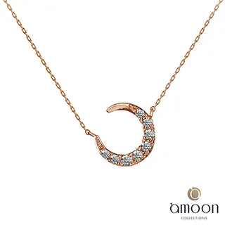 amoon 戀戀東京系列 月夜 18K金鑽石項鍊-白K金 歷史價格詳細信息