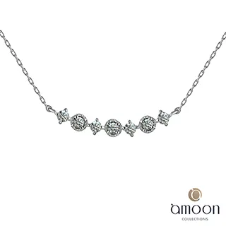 amoon 戀戀東京系列 飛揚 10K金鑽石墜子 送18K金純銀項鍊-白K金 歷史價格詳細信息