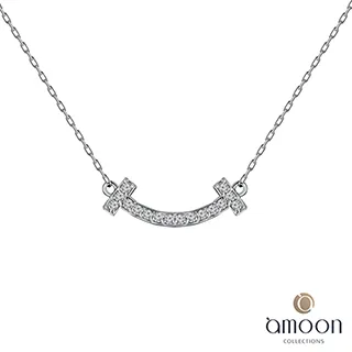 amoon 戀戀東京系列 音悅 10K金鑽石項鍊-白K金 歷史價格詳細信息