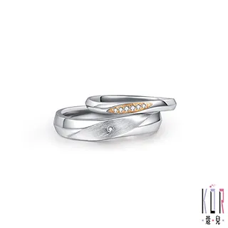 KOR蔻兒 輕語呢喃鑽石/白鋼男戒指 歷史價格詳細信息