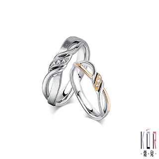 K’OR蔻兒 愛的誓言鑽石/K金男戒指 歷史價格詳細信息