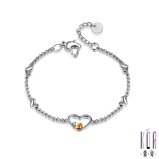 KOR蔻兒 相信愛情鑽石/白鋼成對項鍊 歷史價格詳細信息