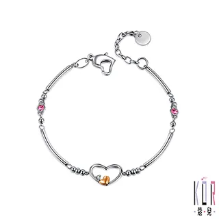 KOR蔻兒 相信愛情鑽石/白鋼成對項鍊 歷史價格詳細信息