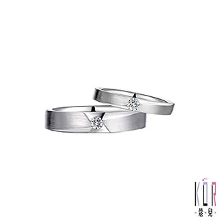 K’OR蔻兒 撥動心弦鑽石/白鋼 成對戒指 歷史價格詳細信息