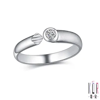 KOR蔻兒 幸福點滴鑽石/白鋼男戒指 歷史價格詳細信息