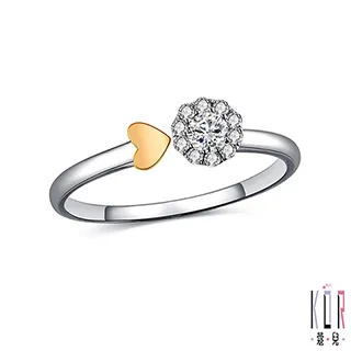 KOR蔻兒 幸福點滴鑽石/白鋼男戒指 歷史價格詳細信息