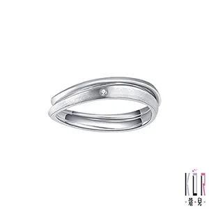 【KOR蔻兒】珍愛無限 鑽石白鋼  對戒  情侶對戒 歷史價格詳細信息