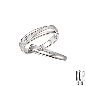 KOR 蔻兒鑽石 無限&愛 鑽石白鋼 成對戒指~可訂做、刻字~ 歷史價格詳細信息