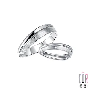 【KOR蔻兒】珍愛無限 鑽石白鋼  對戒  情侶對戒 歷史價格詳細信息