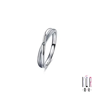 KOR蔻兒 輕語呢喃鑽石/白鋼男戒指 歷史價格詳細信息