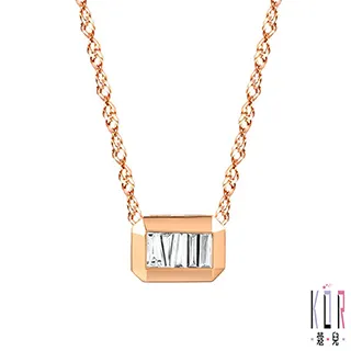 K’OR蔻兒 玫瑰甜心 0.01克拉鑽石 白鋼女項鍊-小 歷史價格詳細信息