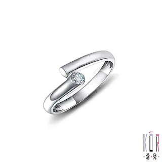 K’OR蔻兒 執子之手鑽石/K金/白鋼女戒指 歷史價格詳細信息