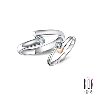 K’OR蔻兒 執子之手鑽石/K金/白鋼女戒指 歷史價格詳細信息