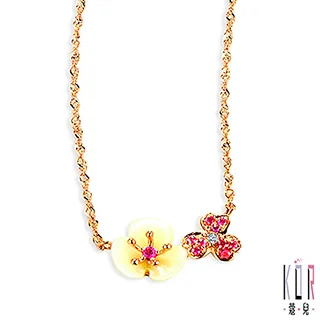 K’OR蔻兒 自由之花鑽石/玫瑰金項鍊 價格比較,價格查詢,歷史價格詳細信息