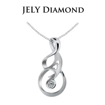 【JELY】愛戀天使3分天然鑽石項鍊 歷史價格詳細信息