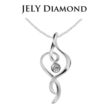 【JELY】法式香頌0.30克拉-H&A八心八箭美鑽項鍊 歷史價格詳細信息