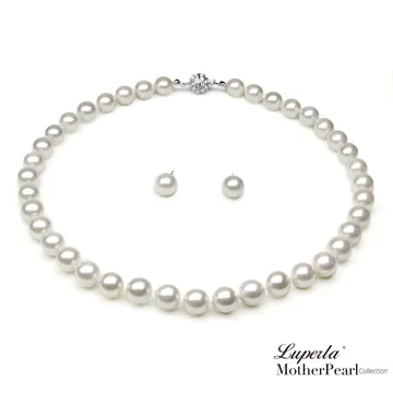 【大東山珠寶】10mm南洋貝寶珠雙串項鍊套組 (白) 歷史價格詳細信息